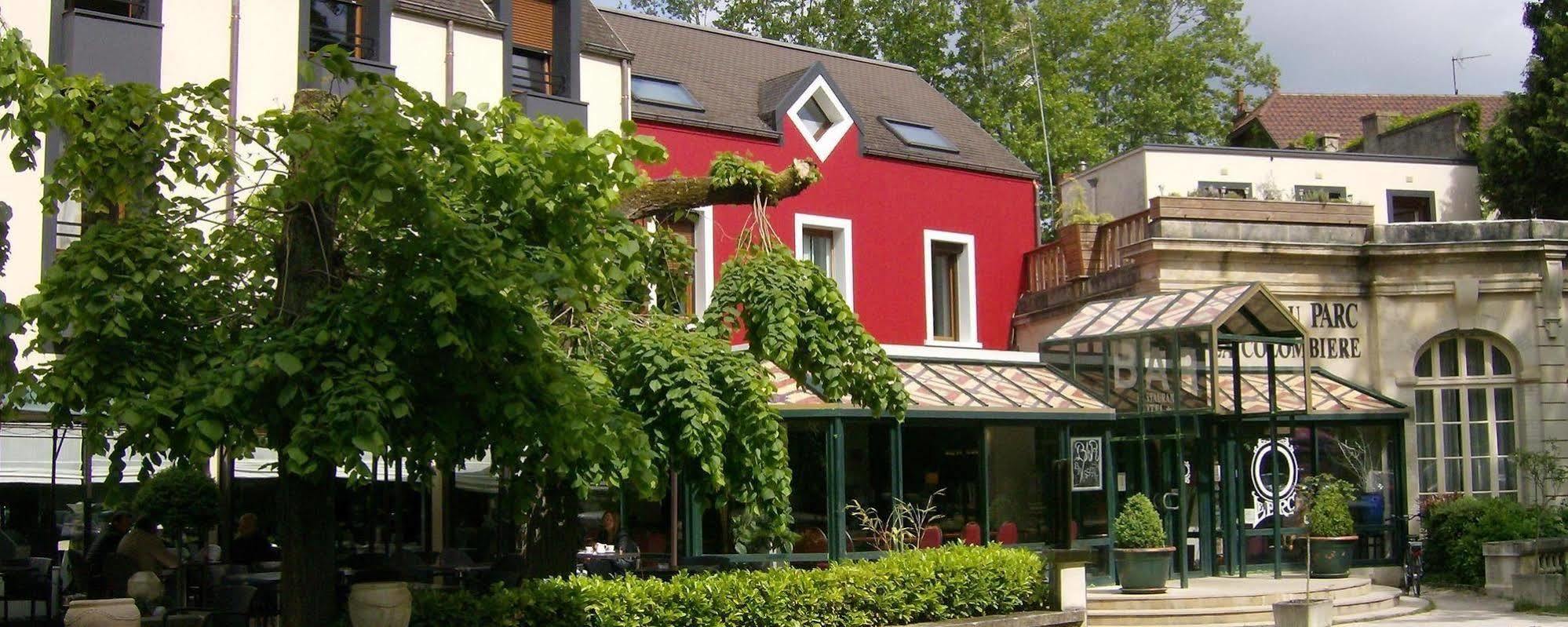 Hotel Restaurant Du Parc De La Colombiere Dijon Kültér fotó
